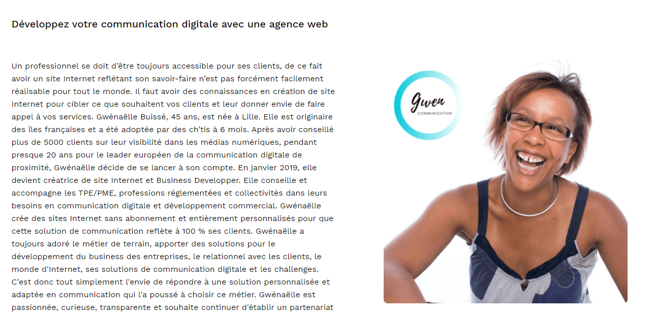 Portrait de Gwénaëlle Buissé par Prontopro