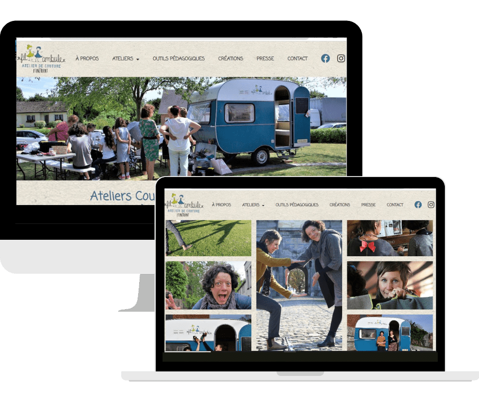 Fil'Ambule - Gwen Communication 59 - Création et impression graphique - Site internet - Référencement - Nord